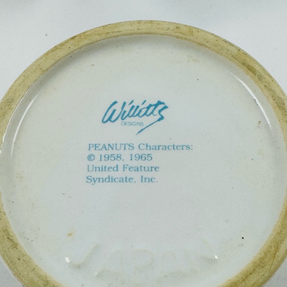 Vintage Peanuts Snoopy Mother’s Day Mug Willitts Designs Japan 1965 1958 - Picture 7 of 10